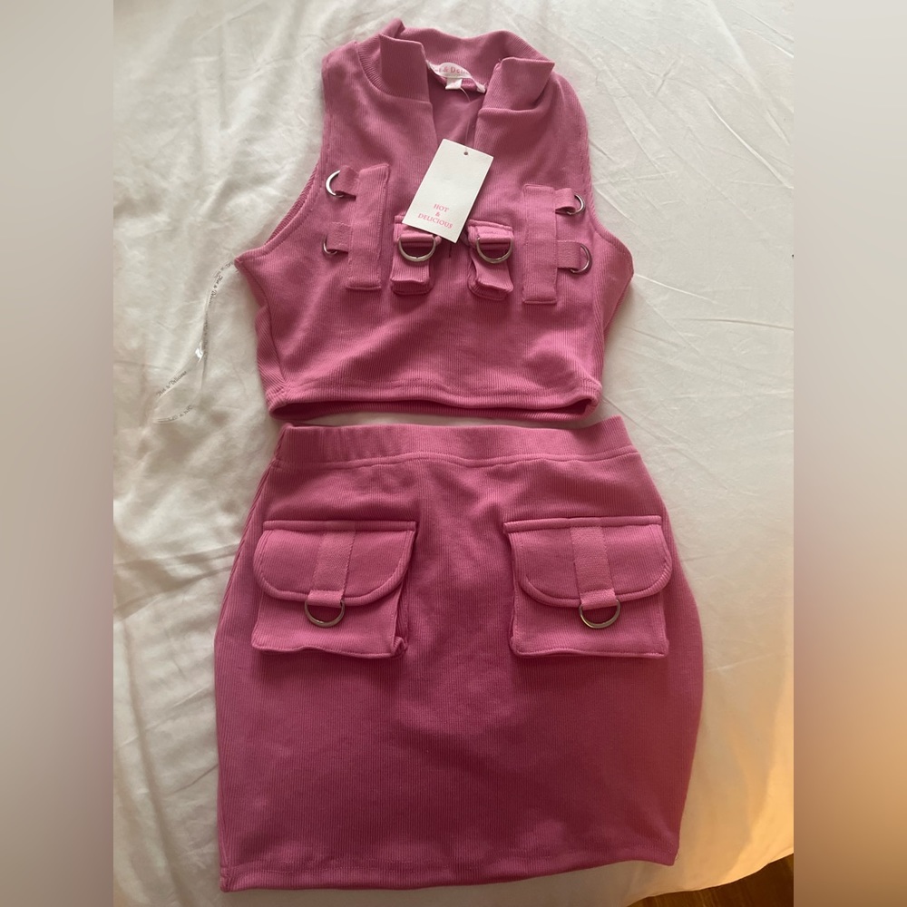 Pink Two Piece Set